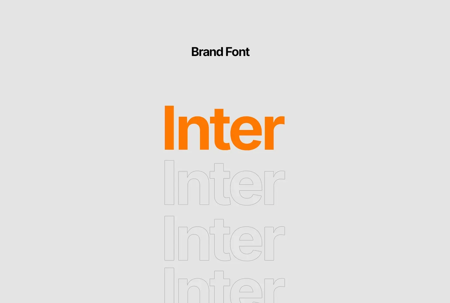 خط هوية Labmat: Inter