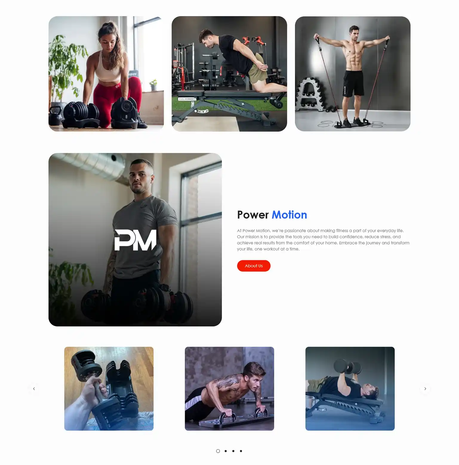 Power Motion screen